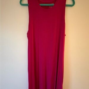 Time and Tru Pink Midi Dress